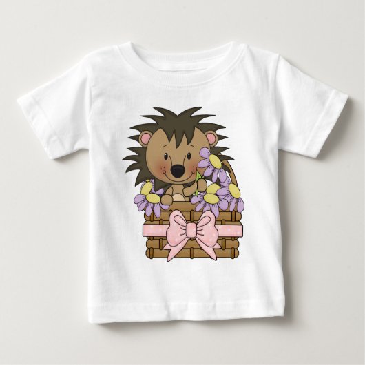 Cute Hedge Hog baby t shirt (Voorkant)