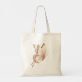 Cute Hedgehog Hearts Love Tote Bag (Achterkant)