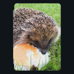 CUTE HEDGEHOG iPad PRO COVER<br><div class="desc">Een schattige kleine egel die geniet van een nogal grote maaltijd!</div>