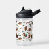 Cute Hedgehog Mushroom Woodland Forest Animal Kids Waterfles (Links)