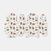 Cute Hedgehog Mushrooms Woodland Forest Animal Bedankdoosjes (Uitgevouwen)