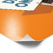 Cute Hedgehog One Day Or Day One? Motivational Foto Afdruk (Hoek)