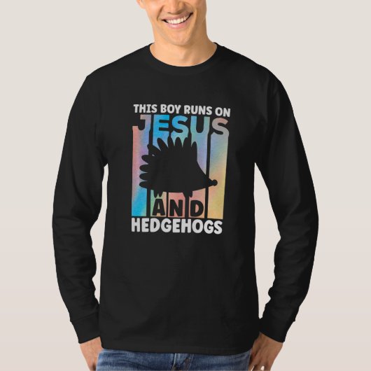Cute Hedgehog Outfit for Hedgehog Lovers Apparel f T-shirt (Voorkant)