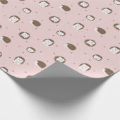 Cute Hedgehog papel de presente Cadeaupapier (Hoek)