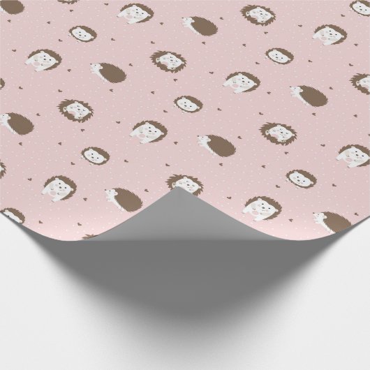 Cute Hedgehog papel de presente Cadeaupapier (Hoek)