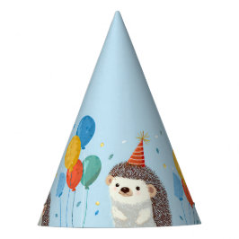 Cute Hedgehog Paper Party Hats Feesthoedjes