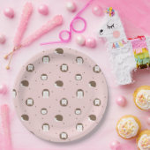 Cute Hedgehog Papieren Bordje (Feest)