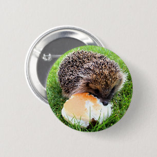 CUTE HEDGEHOG RONDE BUTTON 5,7 CM