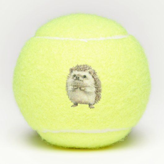 Cute Hedgehog Tennisballen (Voorkant)