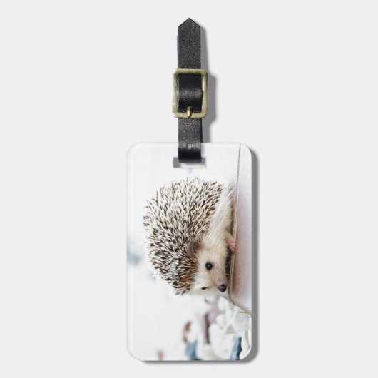 Cute Hedgel Bagagelabel (Voorkant verticaal)