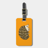 Cute hedgel bagagelabel (Voorkant verticaal)