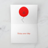 Cute hedgel Birthday add name Kaart (Binnen)