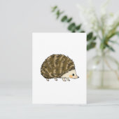 Cute hedgel briefkaart (Staand voorkant)