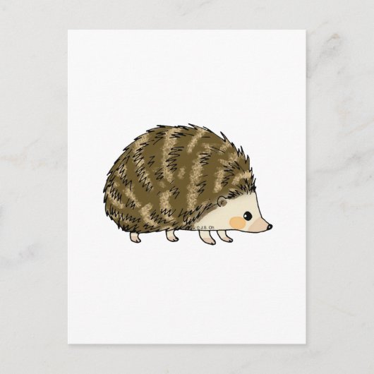 Cute hedgel briefkaart (Voorkant)