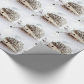 Cute Hedgel Cadeaupapier (Hoek)