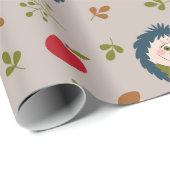 Cute Hedgel Cadeaupapier (Rol Hoek)