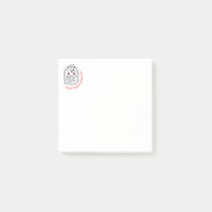 Cute Hedgel g. Hou je kin omhoog! Post-it® Notes
