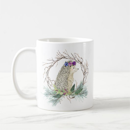 Cute Hedgel Grapevine Wreath Pine Branches Mok (Links)