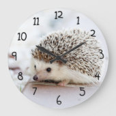Cute Hedgel Grote Klok (Voorkant)
