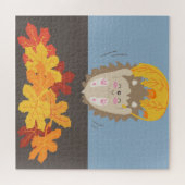 Cute hedgel legpuzzel (Horizontaal)