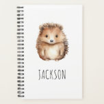 Cute Hedgel Planner<br><div class="desc">Deze schattige egel kijkt naar je! Eenvoudig aan te passen met een naam, dit ontwerp is voorzien van een schattige egel in een waterverf stijl afbeelding naast eenvoudige typografie. Genderneutraal, dit prachtige ontwerp is ideaal voor jongens en meisjes. Combineer met andere items uit dit collectie om een bijpassende geschenkset te...</div>