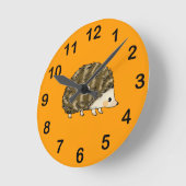 Cute hedgel ronde klok (Hoek)