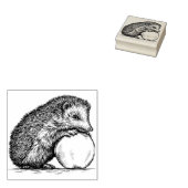 Cute Hedgel Rubberstempel (Gestempeld)