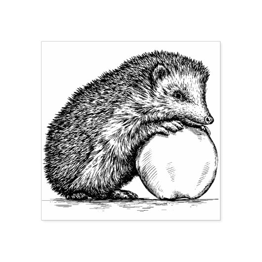 Cute Hedgel Rubberstempel (Afrduk)