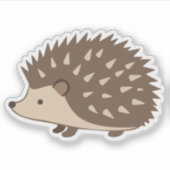 Cute Hedgel Sticker (Voorkant)