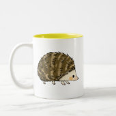 Cute hedgel tweekleurige koffiemok (Links)