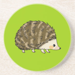 Cute hedgel zandsteen onderzetter