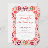 Cute Hedgie met Gift - Aangepaste uitnodiging voor (Voorkant)