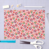 Cute Hedgie Pattern - Birthday Tissue Paper Tissuepapier (Craft)