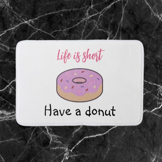 Cute heeft een donut badmat