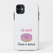 Cute heeft een donut Case-Mate iPhone case (Achterkant)