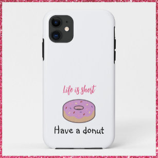 Cute heeft een donut Case-Mate iPhone case