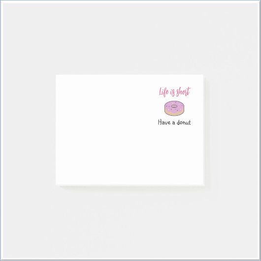 Cute heeft een donut post-it® notes