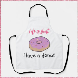 Cute heeft een donut schort