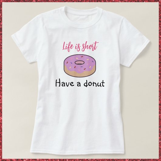 Cute heeft een donut t-shirt