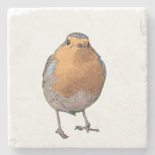 Cute heerlijke Robin Redborst Stenen Onderzetter