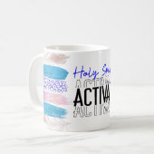 Cute Heilige Geest Activate Wrap Koffiemok (Voorkant links)
