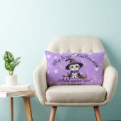 Cute Heks Kitten – Pastel Halloween Kussen (Stoel)