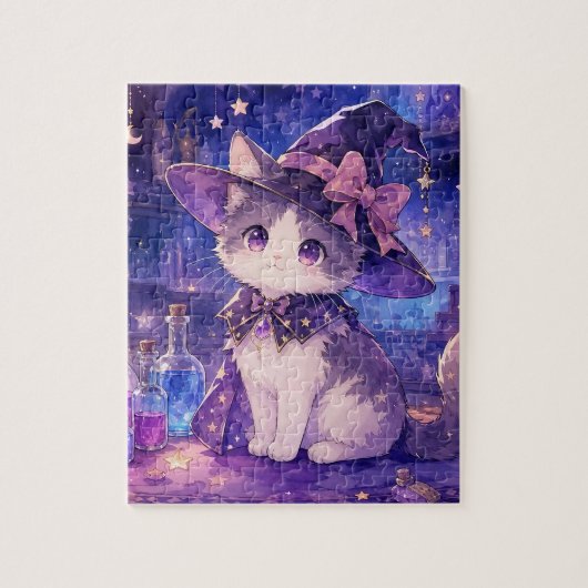 Cute Heks Kitten Puzzel (Verticaal)