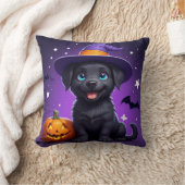 Cute Heksenhoed Puppy Halloween 🐶 Kussen (Deken)