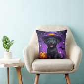 Cute Heksenhoed Puppy Halloween 🐶 Kussen (Stoel)