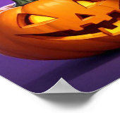 Cute Heksenhoed Puppy Halloween 🐶 Poster (Hoek)
