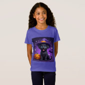 Cute Heksenhond Muts Halloween 🐶 T-shirt (Voorkant volledig)