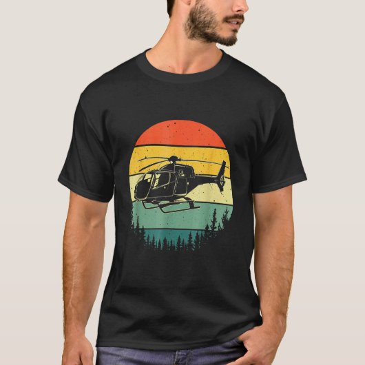 Cute Helicopter For Men Women Aviator Helicopter P T-shirt (Voorkant)
