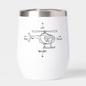 Cute Helicopter Pilot Retirement (Achterkant)