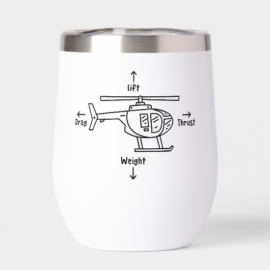 Cute Helicopter Pilot Retirement (Achterkant)